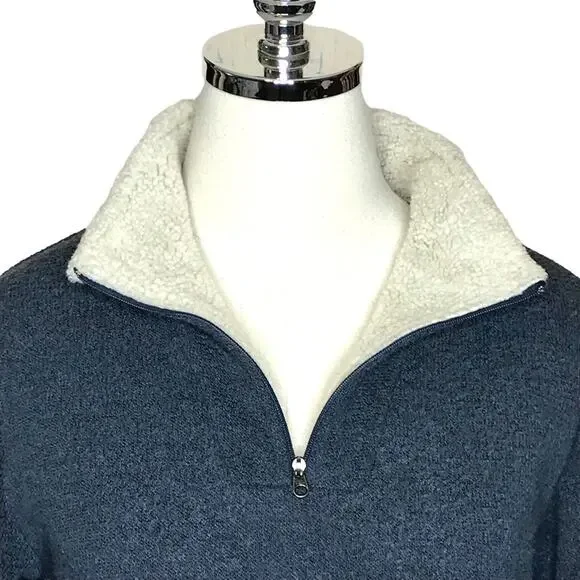 Kuhl Alfpaca Fleece Ingrid Quarter Zip Pullover Sweater-Size Small - Picture 4 of 13